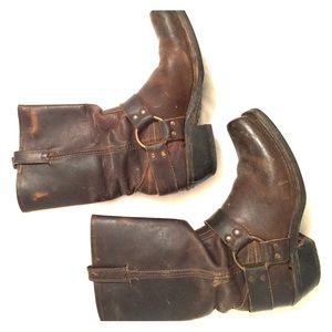 Mid-Calf Frye Dark Brown Boots
