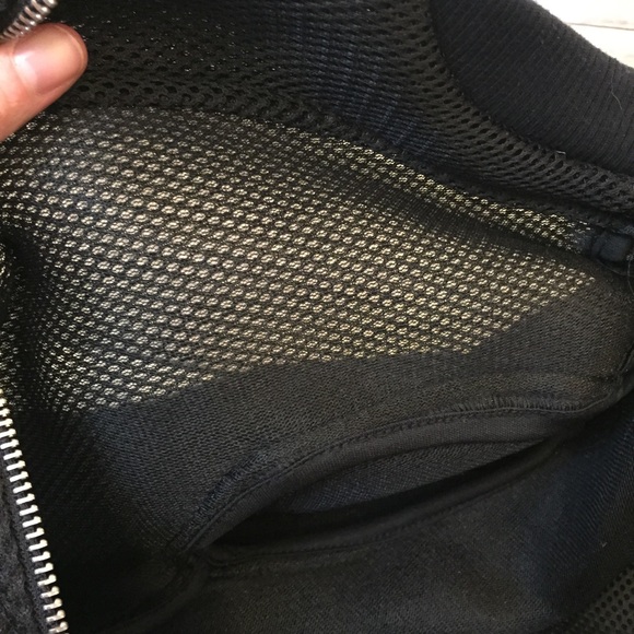 LIQUIDATION "Sportsman" Black Mesh Bomber Jacket - Picture 8 of 8