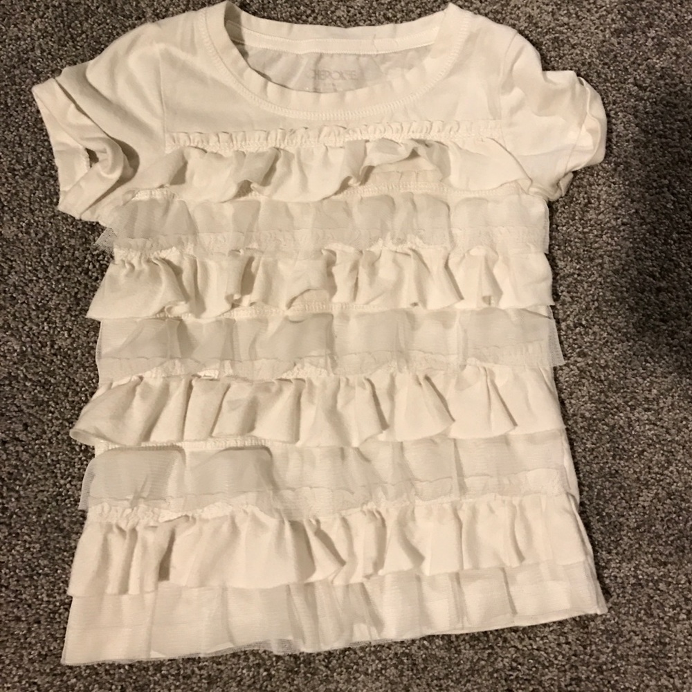 Ruffled shirt.