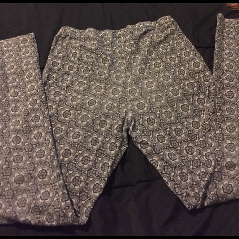 FADED GLORY girls flowery legging