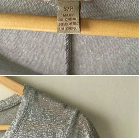 Anthropologie silvery small top - Picture 3 of 3
