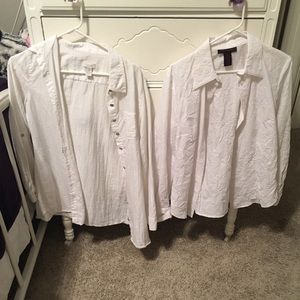 White button downs