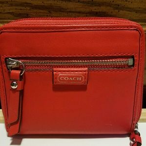 *final price* Burnt Orange Coach Wallet