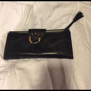 Black Leather Velez wallet