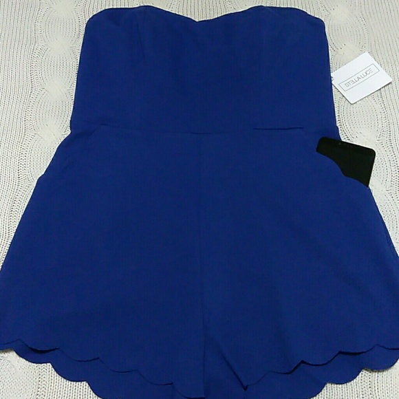 Today Only! Pocket Scalloped Romper. Lowest Price! - Picture 2 of 3