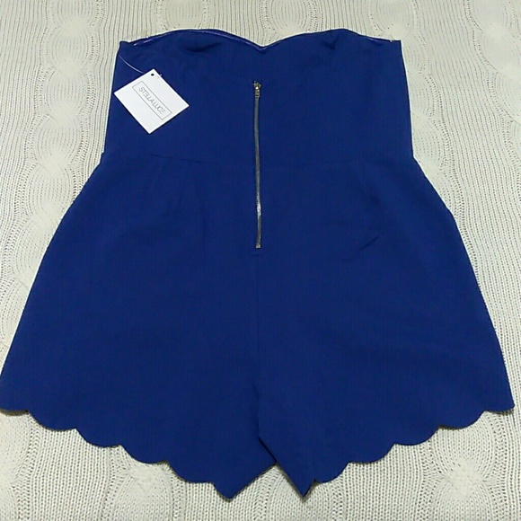 Today Only! Pocket Scalloped Romper. Lowest Price! - Picture 3 of 3