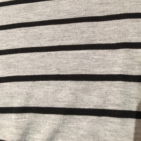 Torrid quarter sleeve striped over sized shirt - Picture 5 of 5