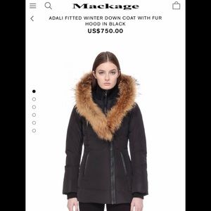 Mackage Adali fur hooded jacket