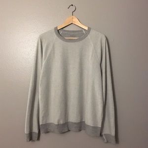 Save Khaki LS Reverse Fleece Sweatshirt