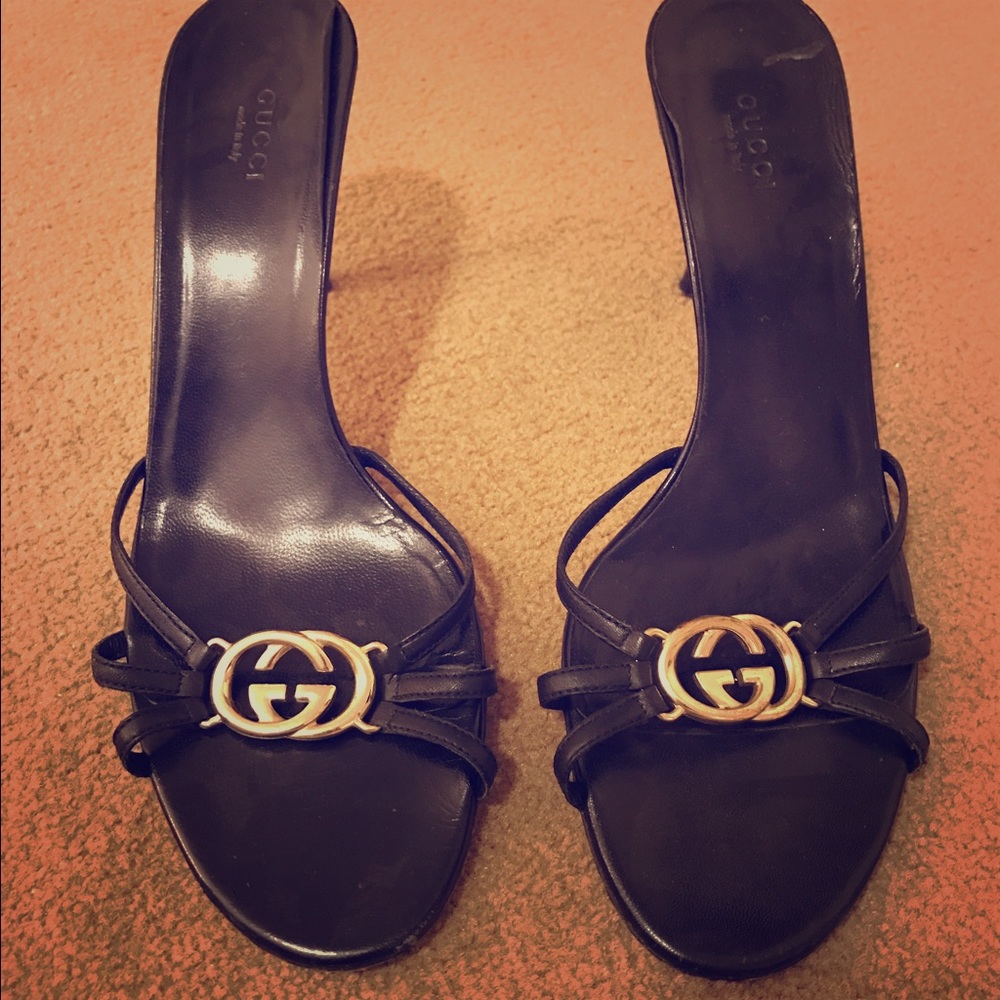 Two Gucci sandals size 10