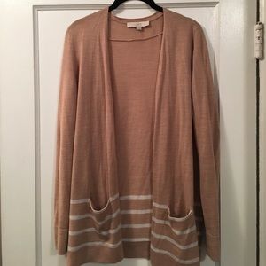 LOFT cardigan with front pockets