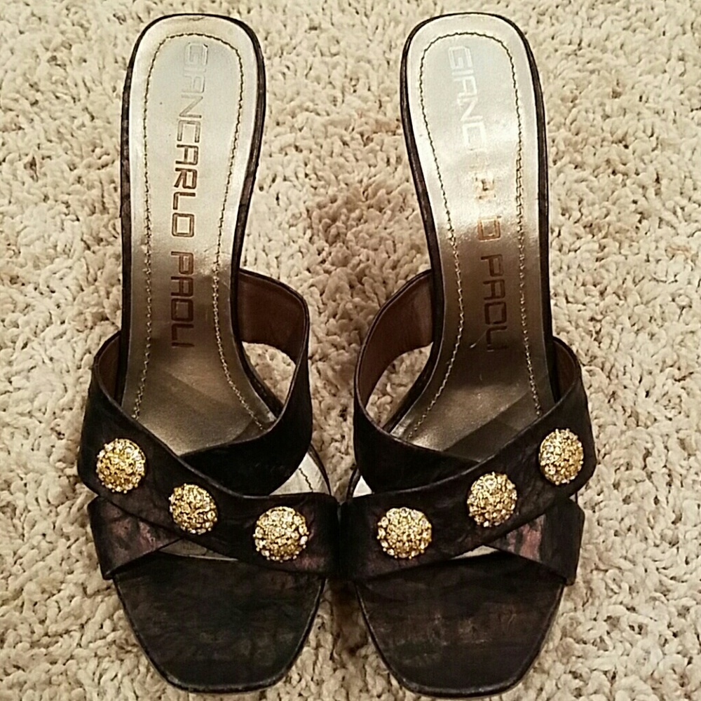 Giancarlo Paoli Womens Sandals.  Size 39/ 8 M