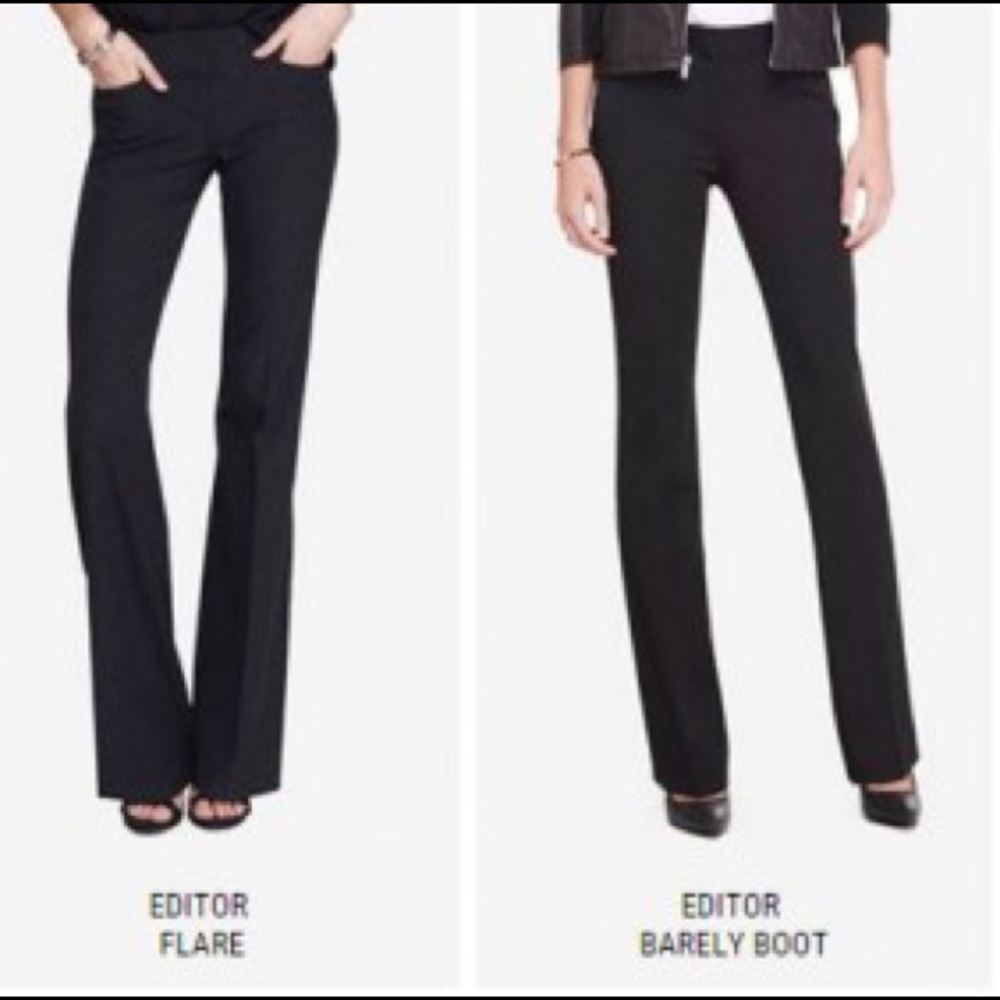 Beautiful NWT Express Editor barely boot pants .