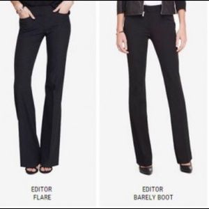 Beautiful NWT Express Editor barely boot pants .