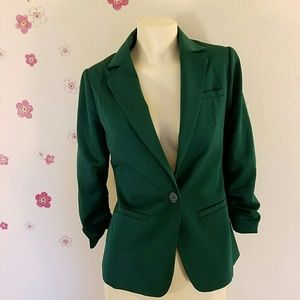 Emerald Green forever 21 Blazer