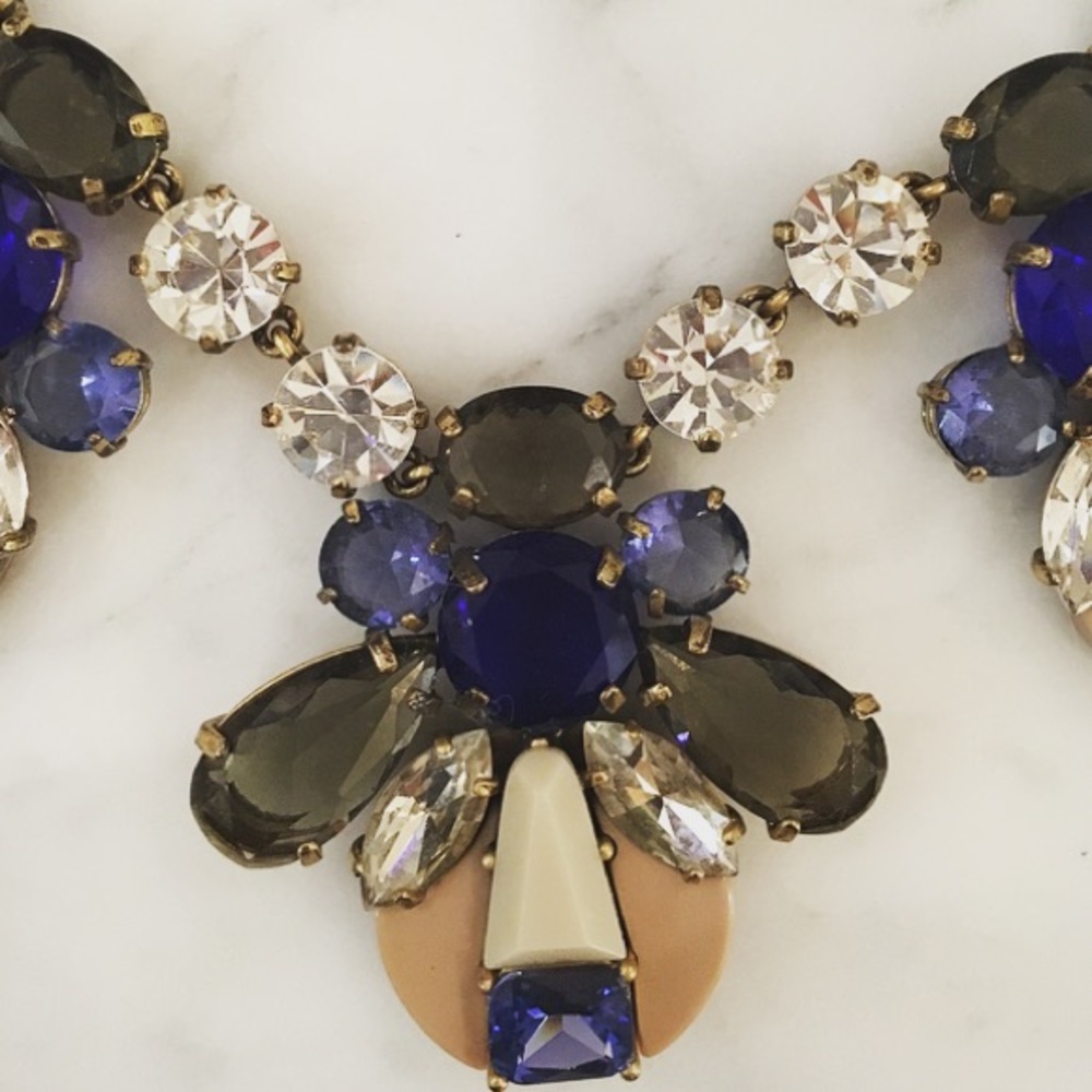 J. Crew stone pendant necklace