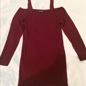 Express off the shoulder sweater - S