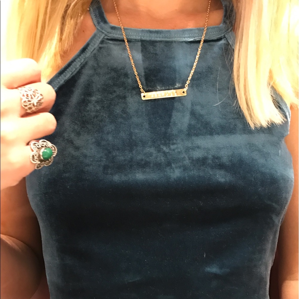 ❌SOLD❌NAMASTE⚡️LAST 1💥SALE✨NAMASTE✨ Necklace - Picture 1 of 6
