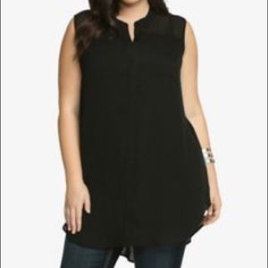 Torrid Black, sleeveless long tunic