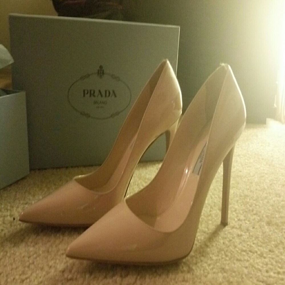 Prada pointy toe pump