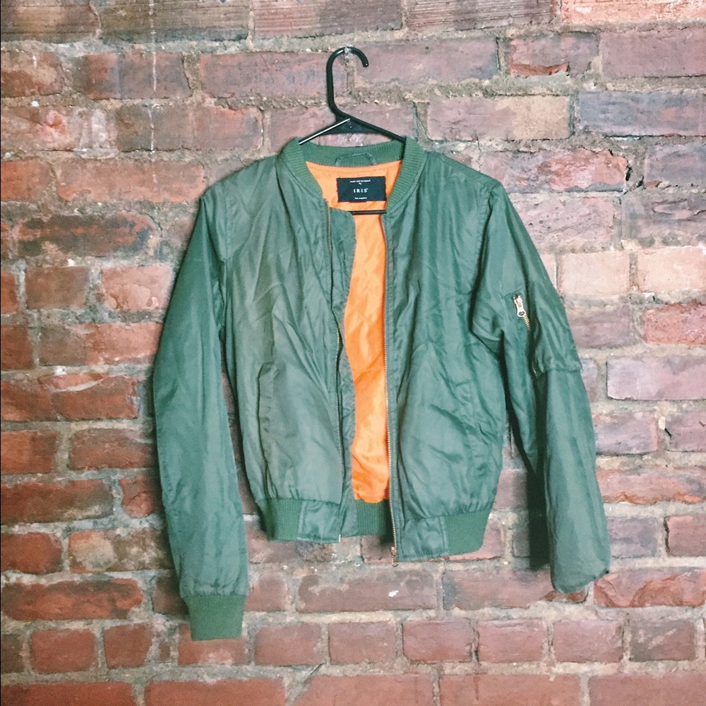 Olive Green Bomber