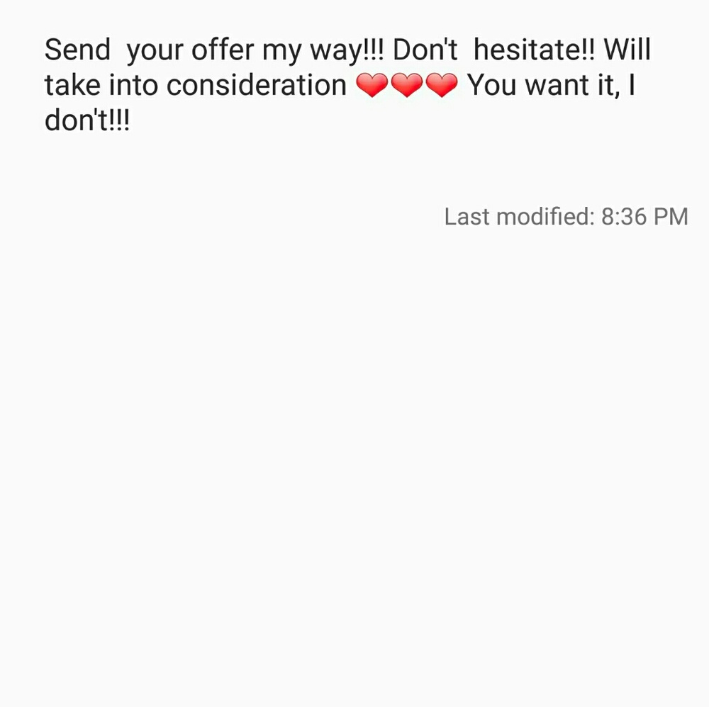 Feel free  to message about any inquires!!