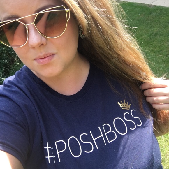 Pink / Brown Mirror Cat Eye Luxury Sunglasses - Picture 5 of 5