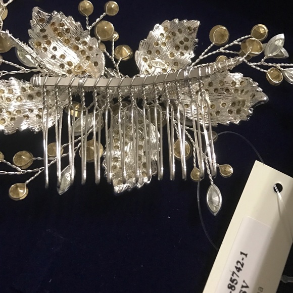 jeweled rhinestone hair piece accessory main image 4