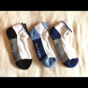 ❤️PHAT FARM MENS White Blue Quarter Socks❤️