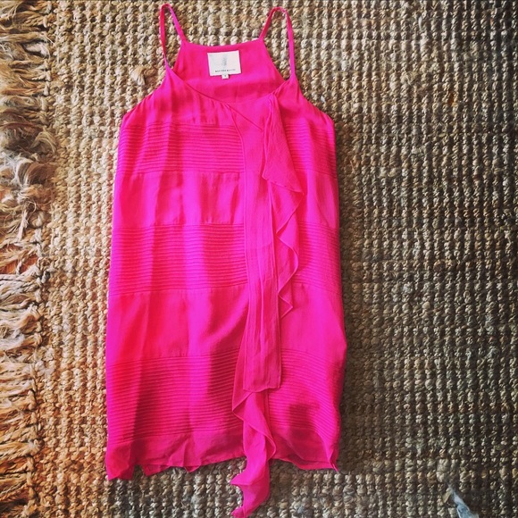 Madison Marcus magenta chiffon dress - Picture 1 of 4