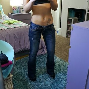 Amethyst Bootcut Jean's Stretch Size 3