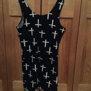 Cross Bodycon Dress
