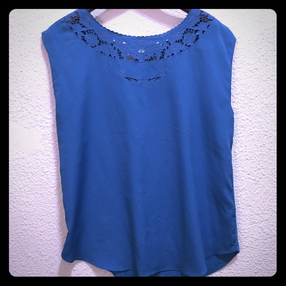 Blue Lauren Conrad Blouse M
