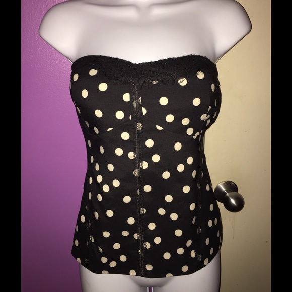 ❤️SOLD❤️Rampage Polka Dot Top - Picture 1 of 4