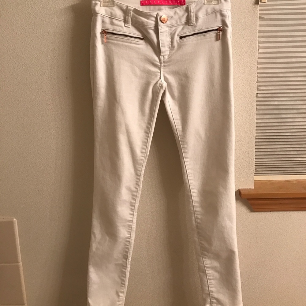 Women's Tinseltown White Skinny Jeans