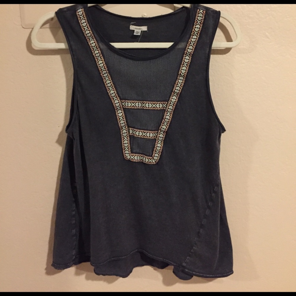 Mesh tribal muscle tee from Urban Outiftters