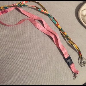 One Vera Bradley and one Simply Southern lanyard!