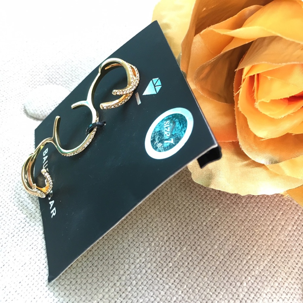 Baublebar Stag Three Finger Ring size 7