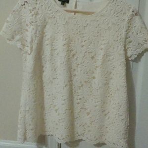 Talbots Delicate Lace Blouse