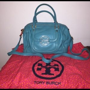Teal Tory Burch Bag