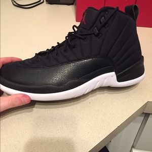 Authentic Jordan 12 "Black Nylon"