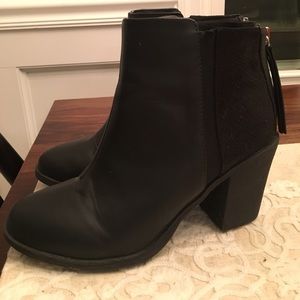 H&M Black Booties