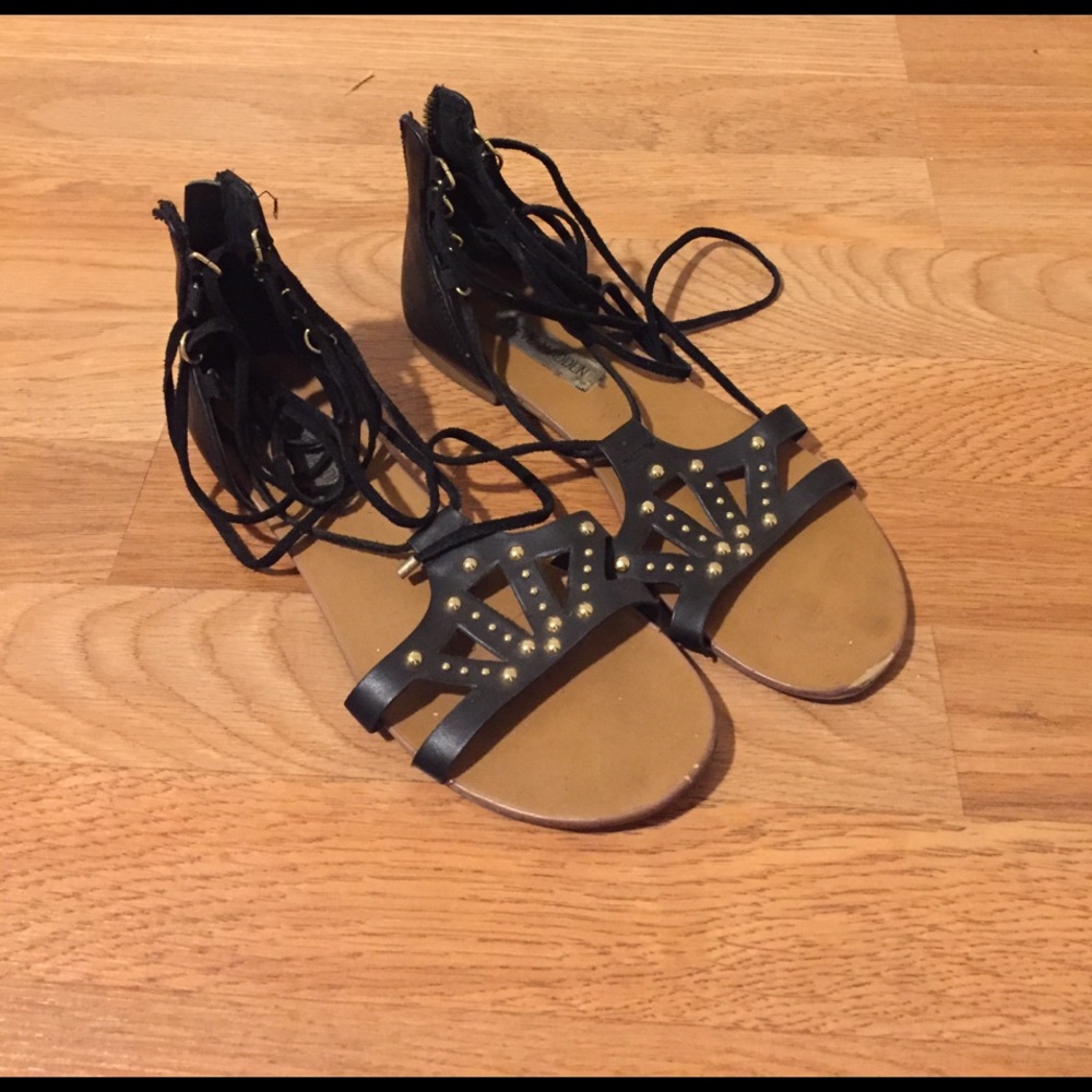 Steve Madden lace up sandals