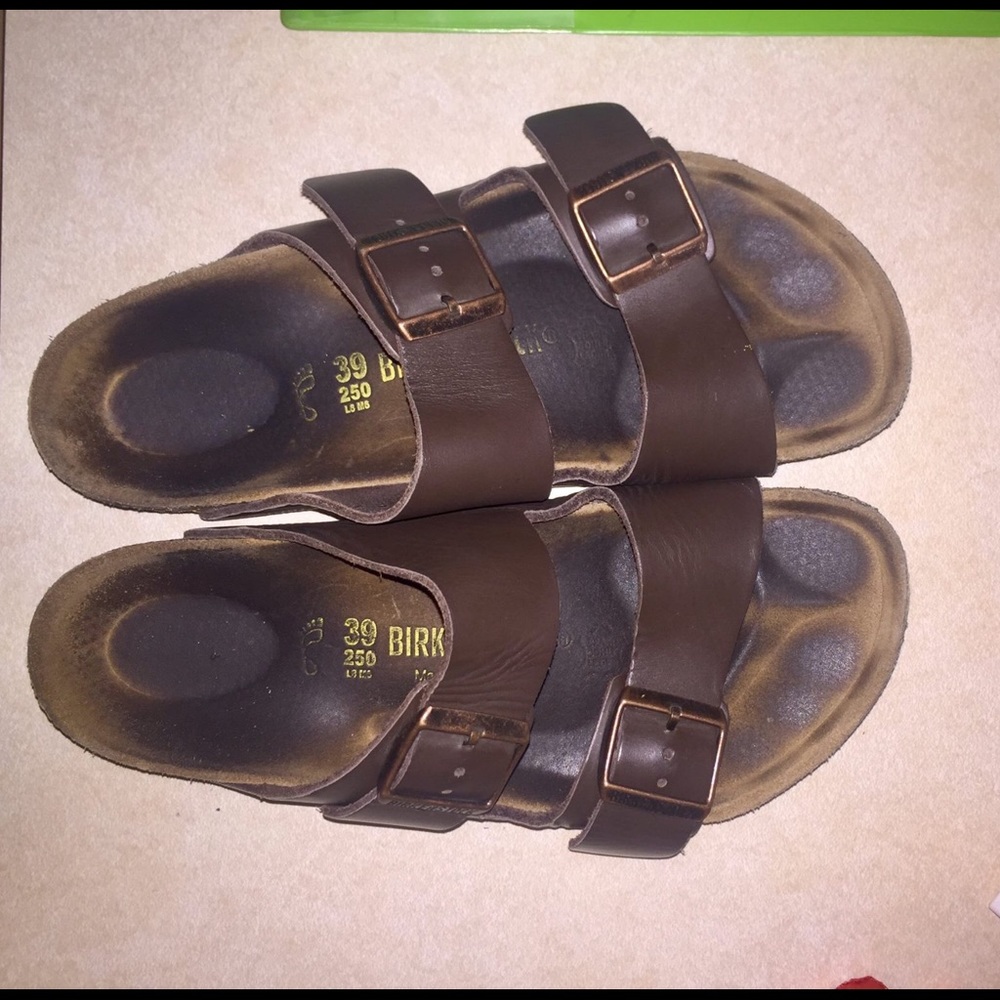 Brown Birkenstocks