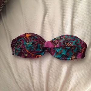 Target bandeau swim top