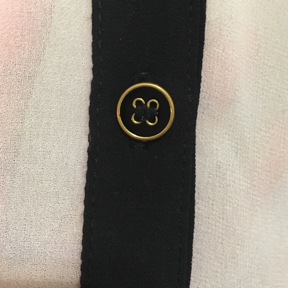 White Ruffled Button Down - Picture 3 of 3