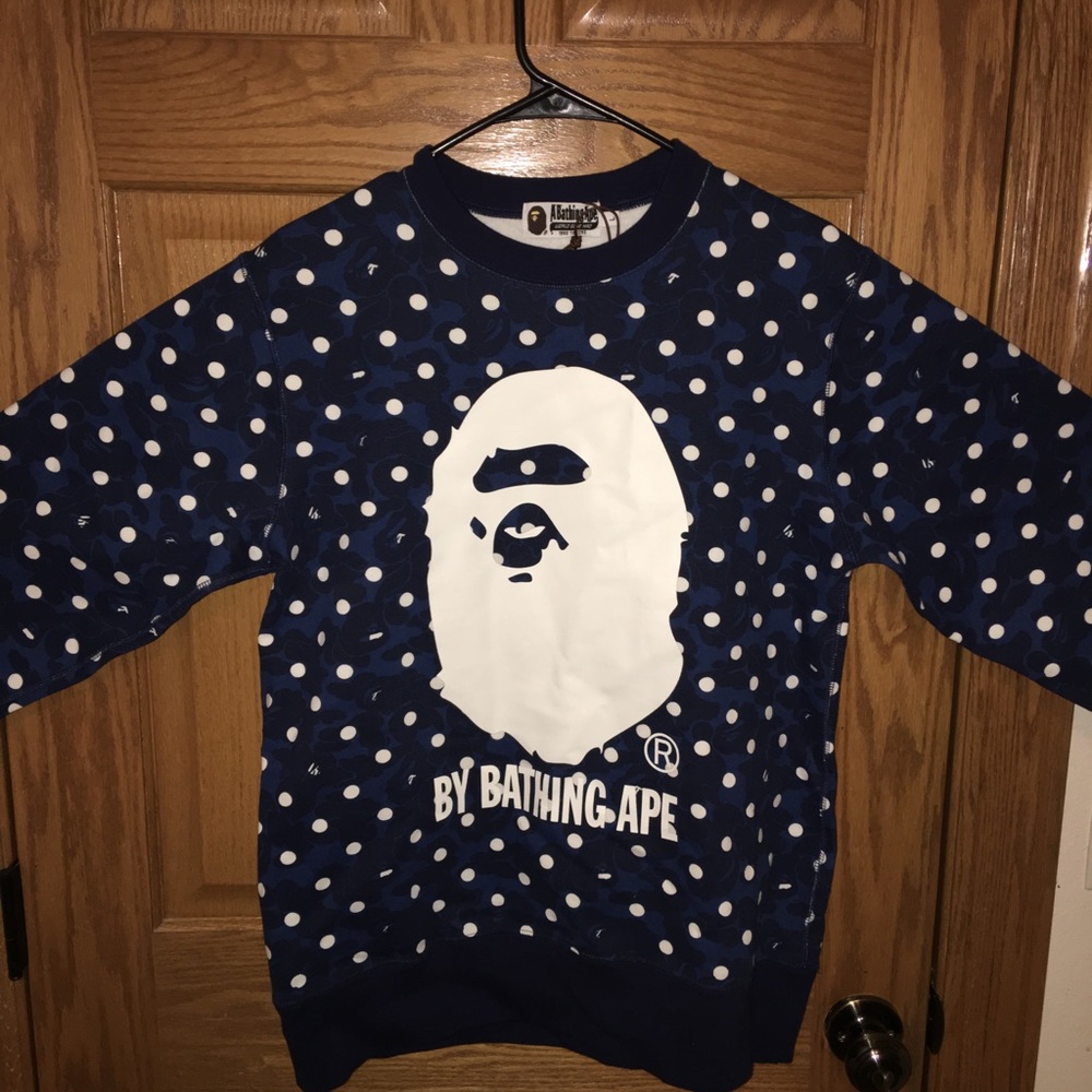 Bape pocka dot crewneck