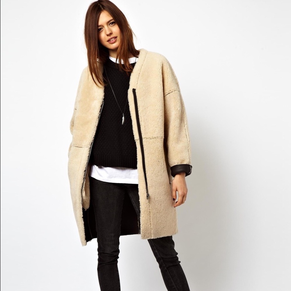 ASOS Cocoon Zip Coat