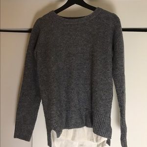 High low sweater