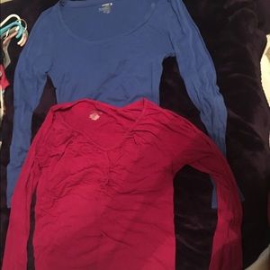 Long sleeve shirts